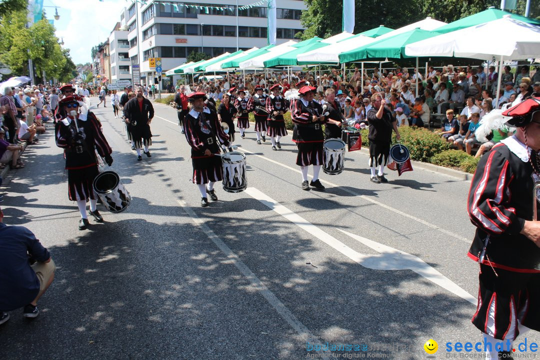 70. Seehasenfest mit Umzug: Friedrichshafen am Bodensee, 15.07.2018