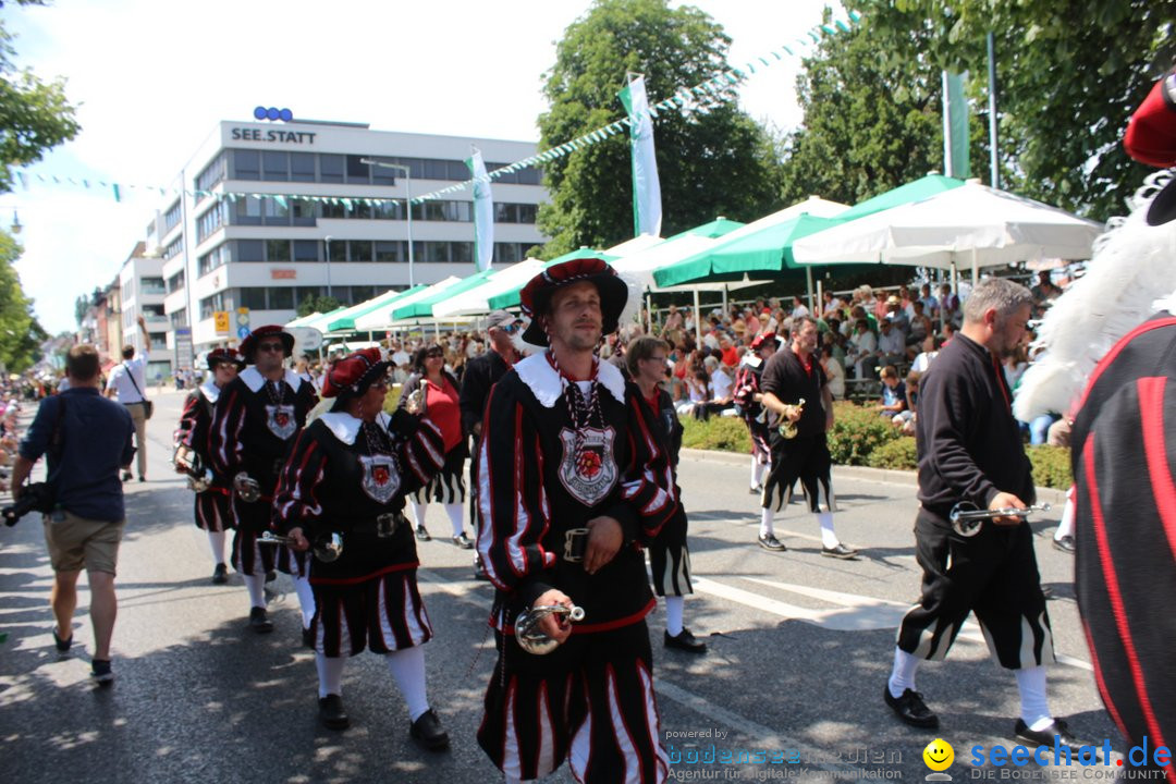 70. Seehasenfest mit Umzug: Friedrichshafen am Bodensee, 15.07.2018