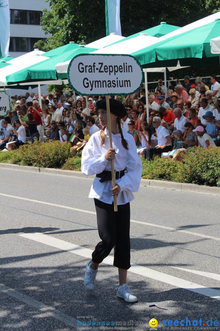 70. Seehasenfest mit Umzug: Friedrichshafen am Bodensee, 15.07.2018