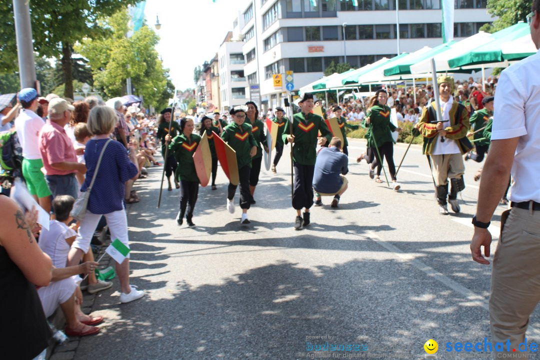 70. Seehasenfest mit Umzug: Friedrichshafen am Bodensee, 15.07.2018