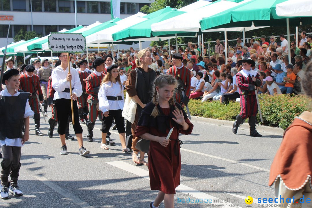 70. Seehasenfest mit Umzug: Friedrichshafen am Bodensee, 15.07.2018