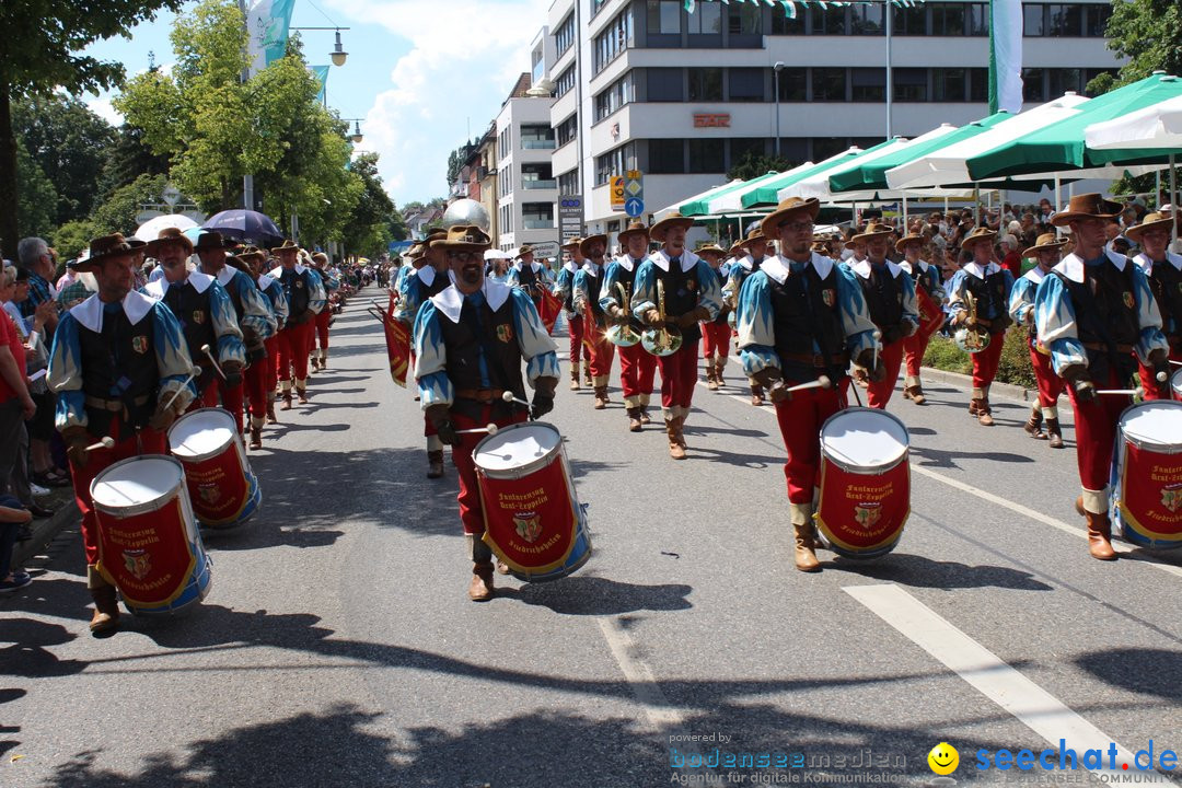 70. Seehasenfest mit Umzug: Friedrichshafen am Bodensee, 15.07.2018