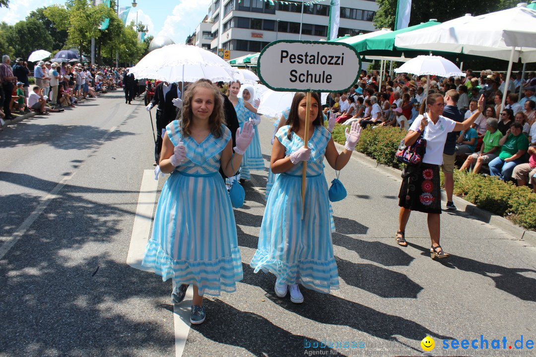 70. Seehasenfest mit Umzug: Friedrichshafen am Bodensee, 15.07.2018