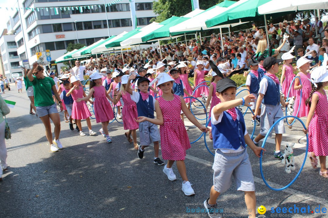 70. Seehasenfest mit Umzug: Friedrichshafen am Bodensee, 15.07.2018