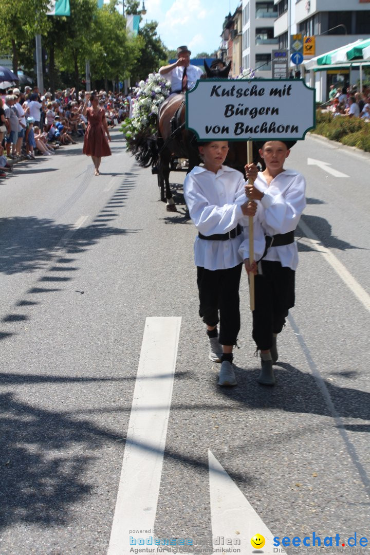 70. Seehasenfest mit Umzug: Friedrichshafen am Bodensee, 15.07.2018