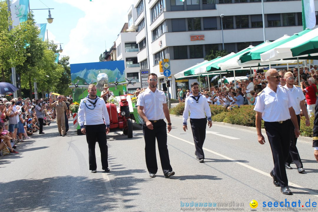 70. Seehasenfest mit Umzug: Friedrichshafen am Bodensee, 15.07.2018