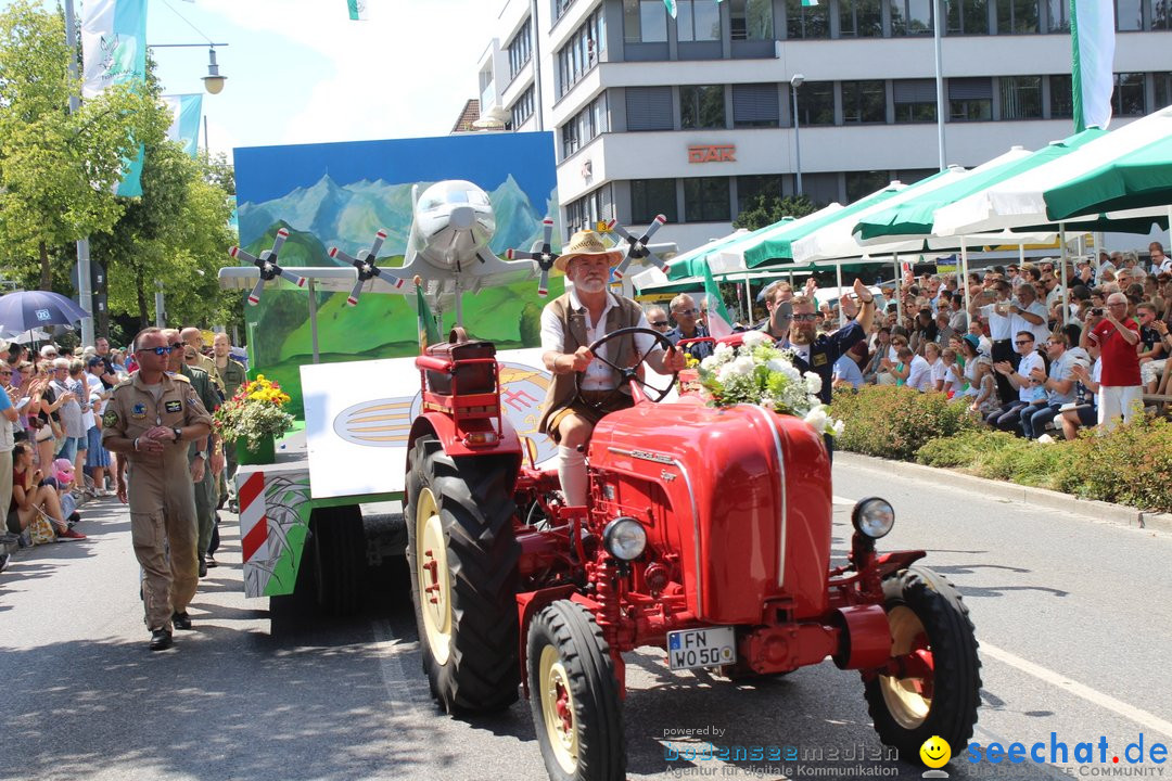 70. Seehasenfest mit Umzug: Friedrichshafen am Bodensee, 15.07.2018