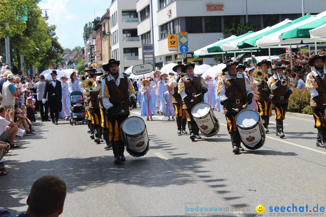 70. Seehasenfest mit Umzug: Friedrichshafen am Bodensee, 15.07.2018