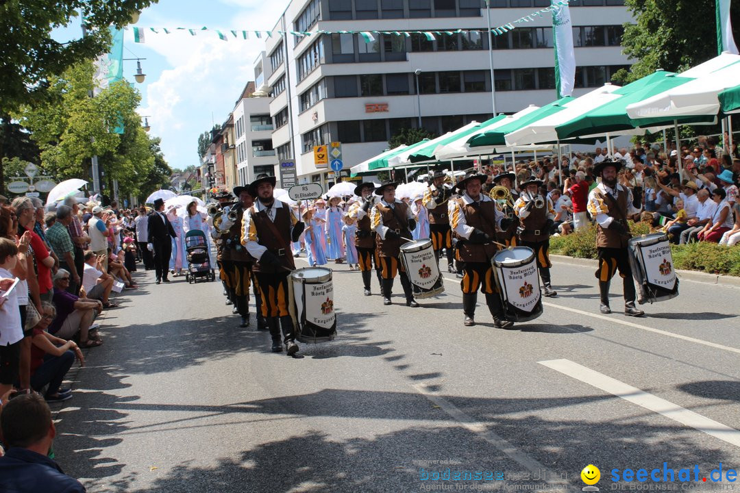 70. Seehasenfest mit Umzug: Friedrichshafen am Bodensee, 15.07.2018