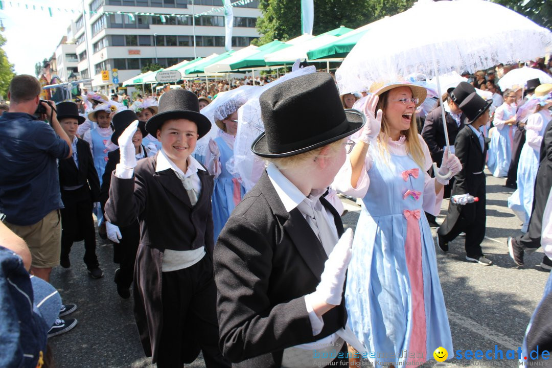 70. Seehasenfest mit Umzug: Friedrichshafen am Bodensee, 15.07.2018