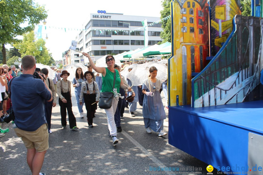 70. Seehasenfest mit Umzug: Friedrichshafen am Bodensee, 15.07.2018