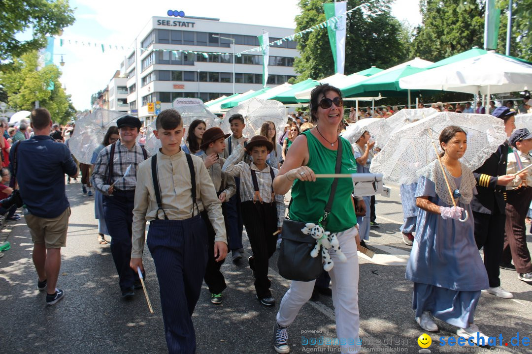 70. Seehasenfest mit Umzug: Friedrichshafen am Bodensee, 15.07.2018