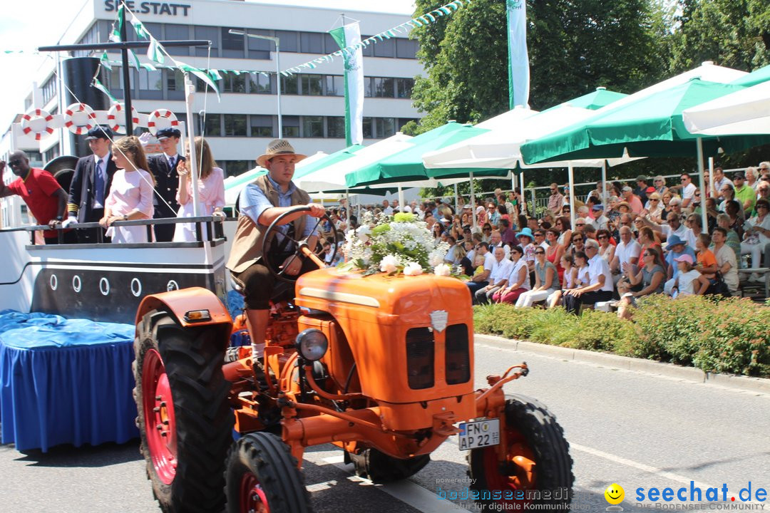 70. Seehasenfest mit Umzug: Friedrichshafen am Bodensee, 15.07.2018