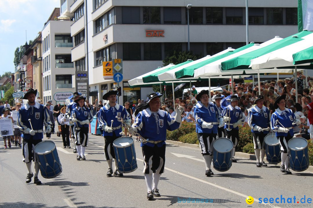 70. Seehasenfest mit Umzug: Friedrichshafen am Bodensee, 15.07.2018