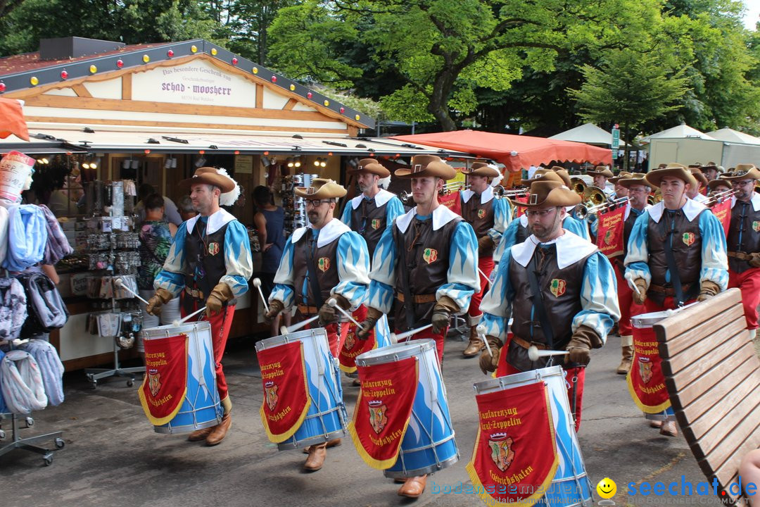 70. Seehasenfest mit Umzug: Friedrichshafen am Bodensee, 15.07.2018