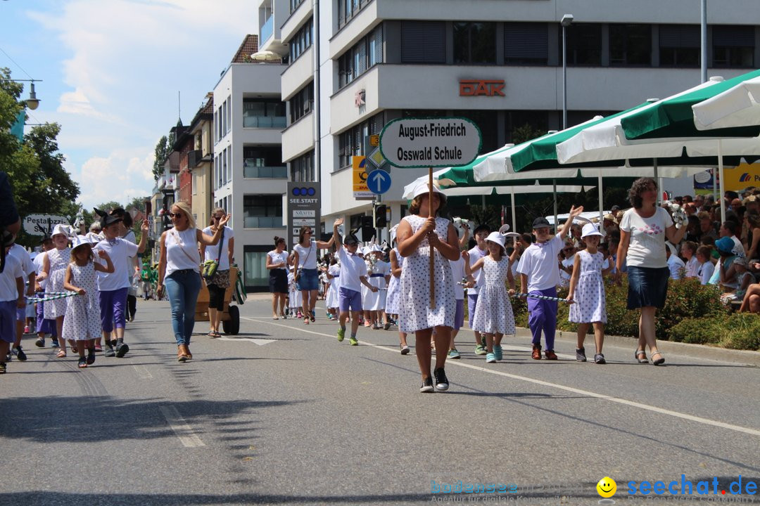 70. Seehasenfest mit Umzug: Friedrichshafen am Bodensee, 15.07.2018