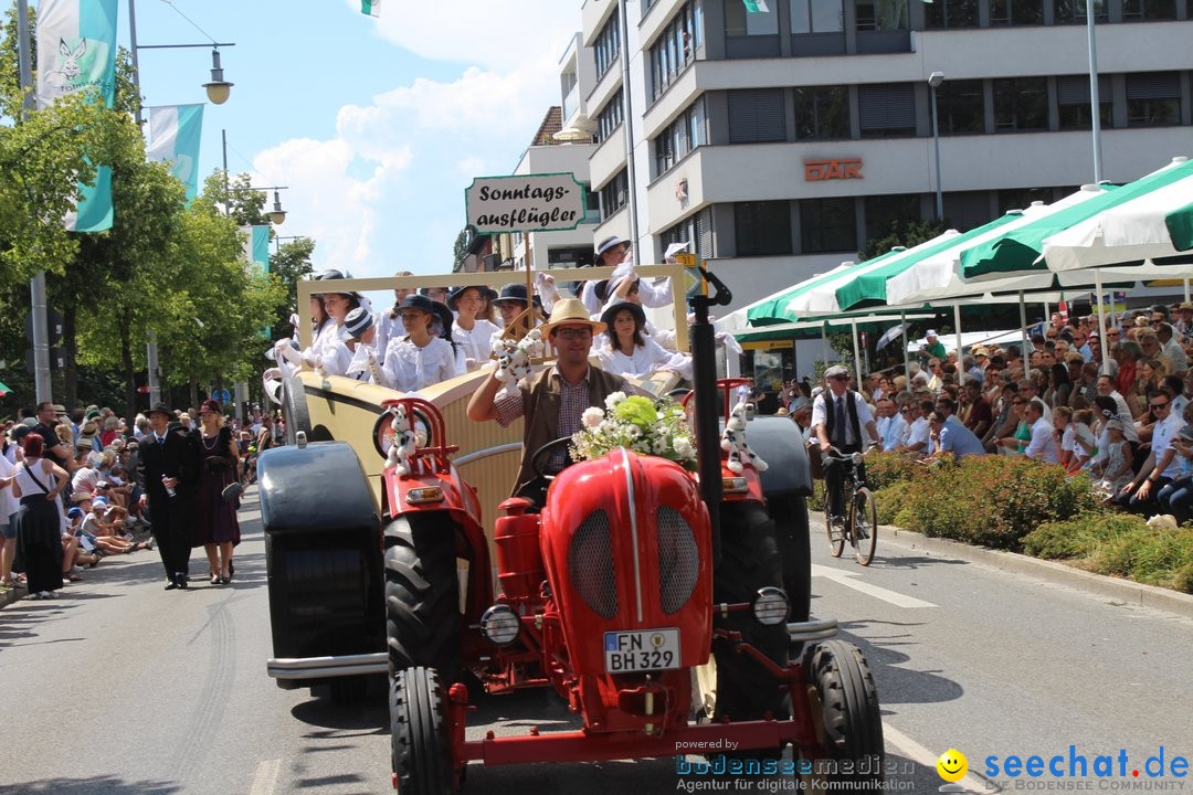 70. Seehasenfest mit Umzug: Friedrichshafen am Bodensee, 15.07.2018