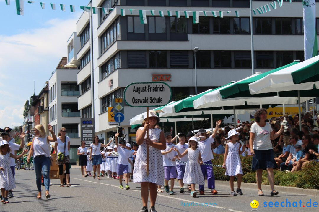 70. Seehasenfest mit Umzug: Friedrichshafen am Bodensee, 15.07.2018