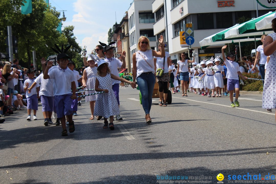 70. Seehasenfest mit Umzug: Friedrichshafen am Bodensee, 15.07.2018