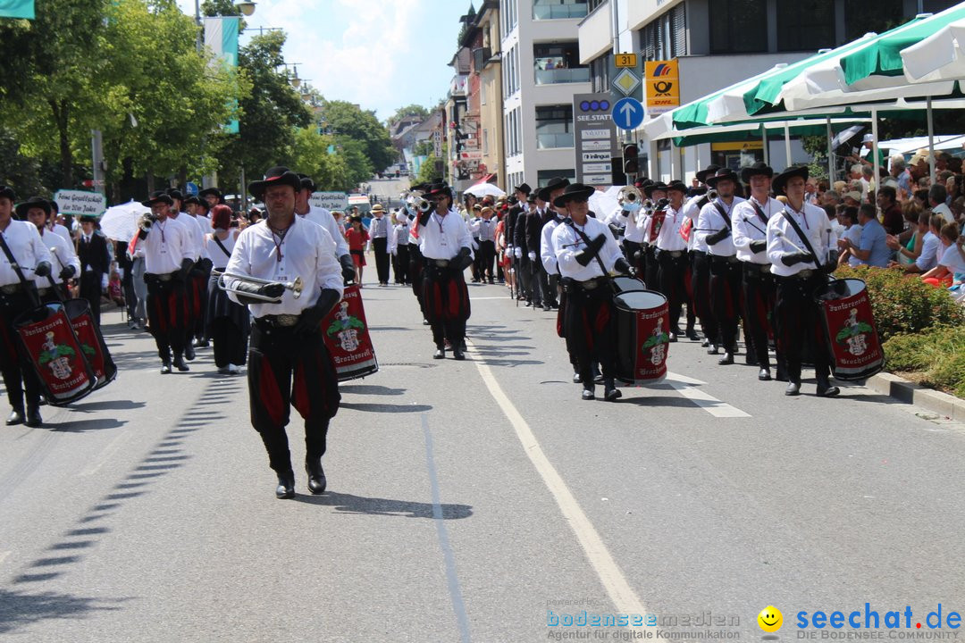 70. Seehasenfest mit Umzug: Friedrichshafen am Bodensee, 15.07.2018