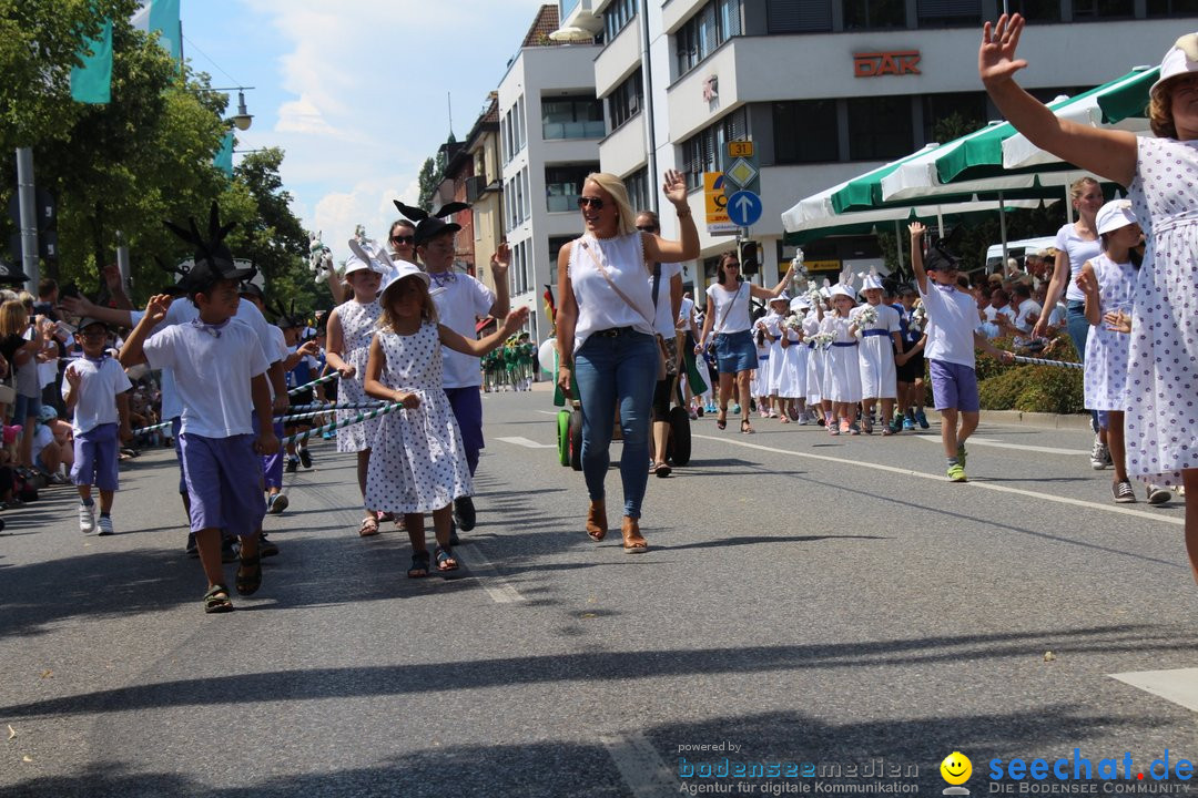 70. Seehasenfest mit Umzug: Friedrichshafen am Bodensee, 15.07.2018