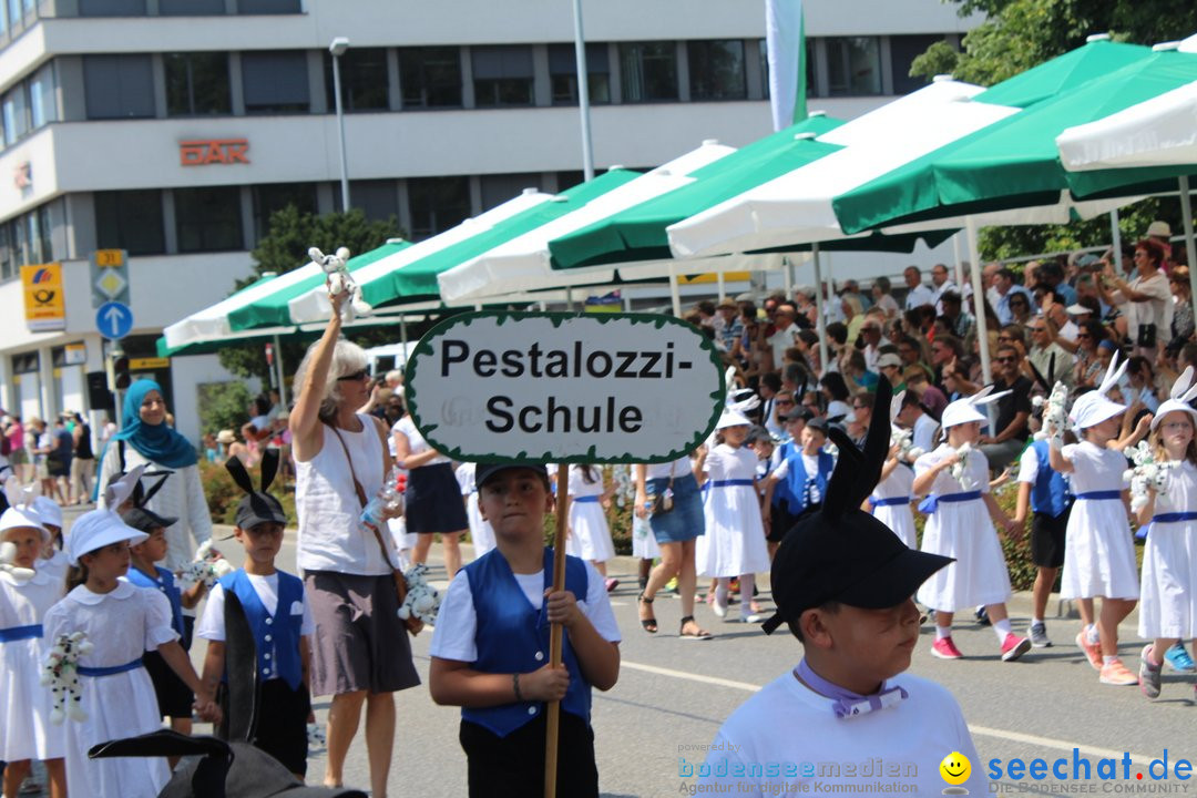 70. Seehasenfest mit Umzug: Friedrichshafen am Bodensee, 15.07.2018