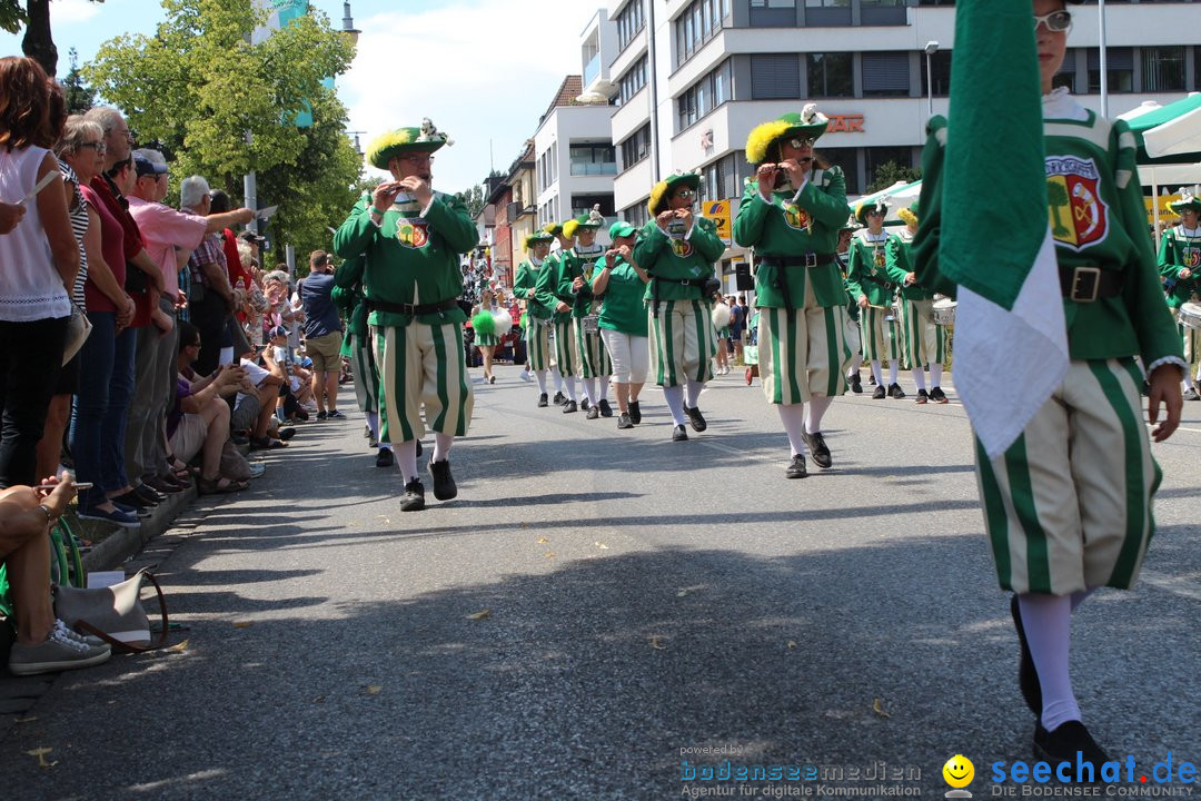 70. Seehasenfest mit Umzug: Friedrichshafen am Bodensee, 15.07.2018