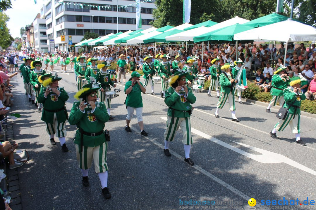 70. Seehasenfest mit Umzug: Friedrichshafen am Bodensee, 15.07.2018