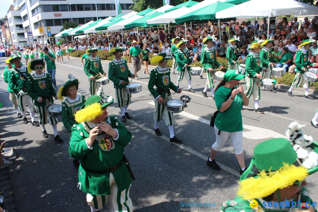 70. Seehasenfest mit Umzug: Friedrichshafen am Bodensee, 15.07.2018