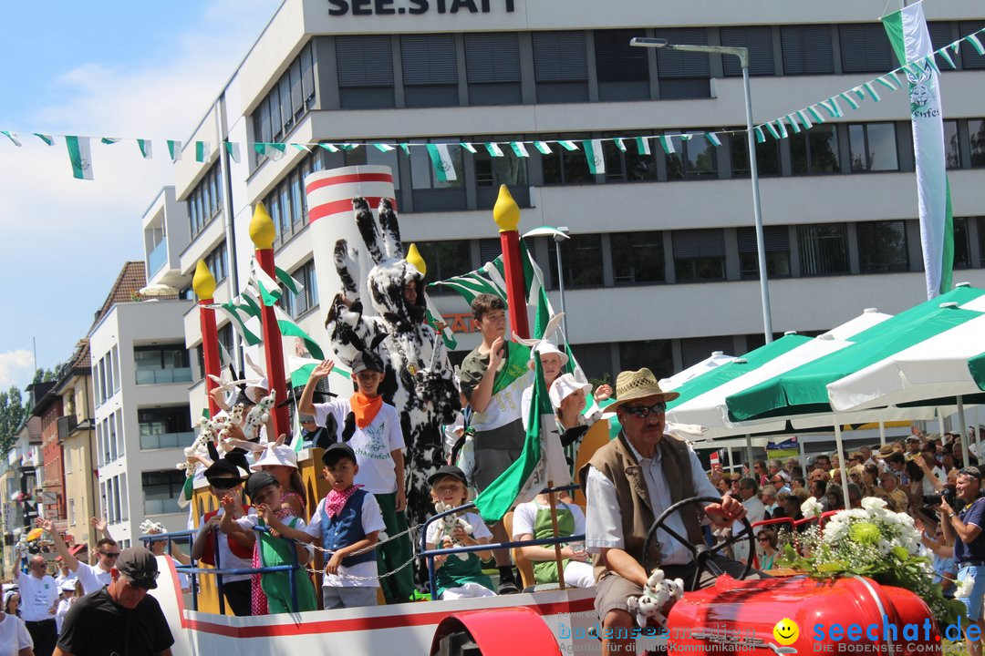 70. Seehasenfest mit Umzug: Friedrichshafen am Bodensee, 15.07.2018