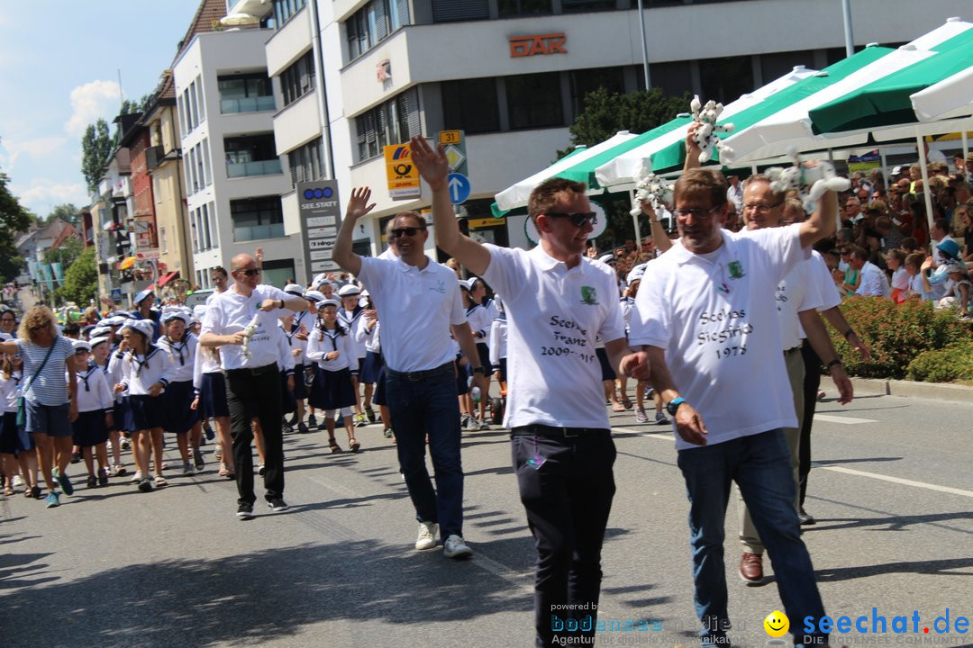 70. Seehasenfest mit Umzug: Friedrichshafen am Bodensee, 15.07.2018