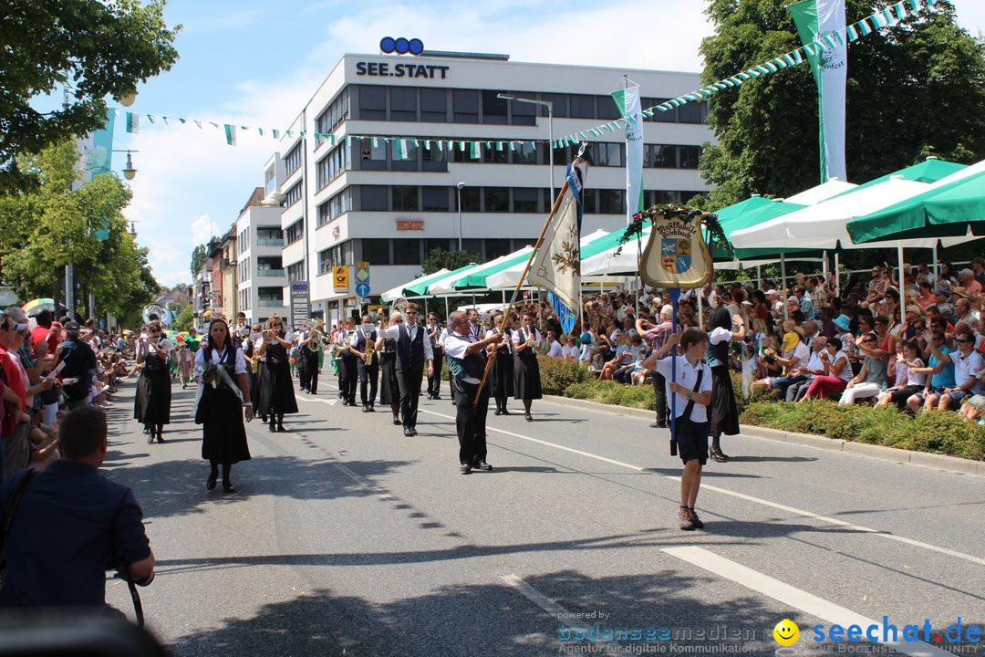 70. Seehasenfest mit Umzug: Friedrichshafen am Bodensee, 15.07.2018