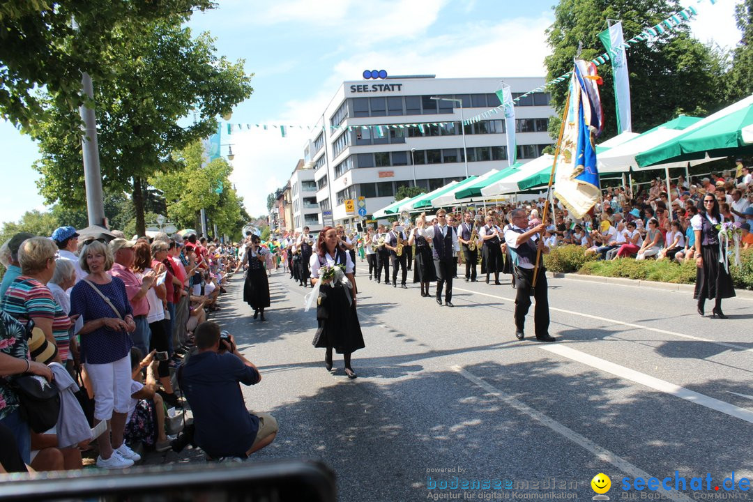 70. Seehasenfest mit Umzug: Friedrichshafen am Bodensee, 15.07.2018