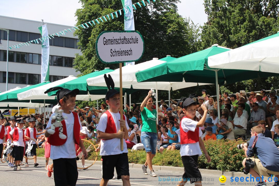 70. Seehasenfest mit Umzug: Friedrichshafen am Bodensee, 15.07.2018