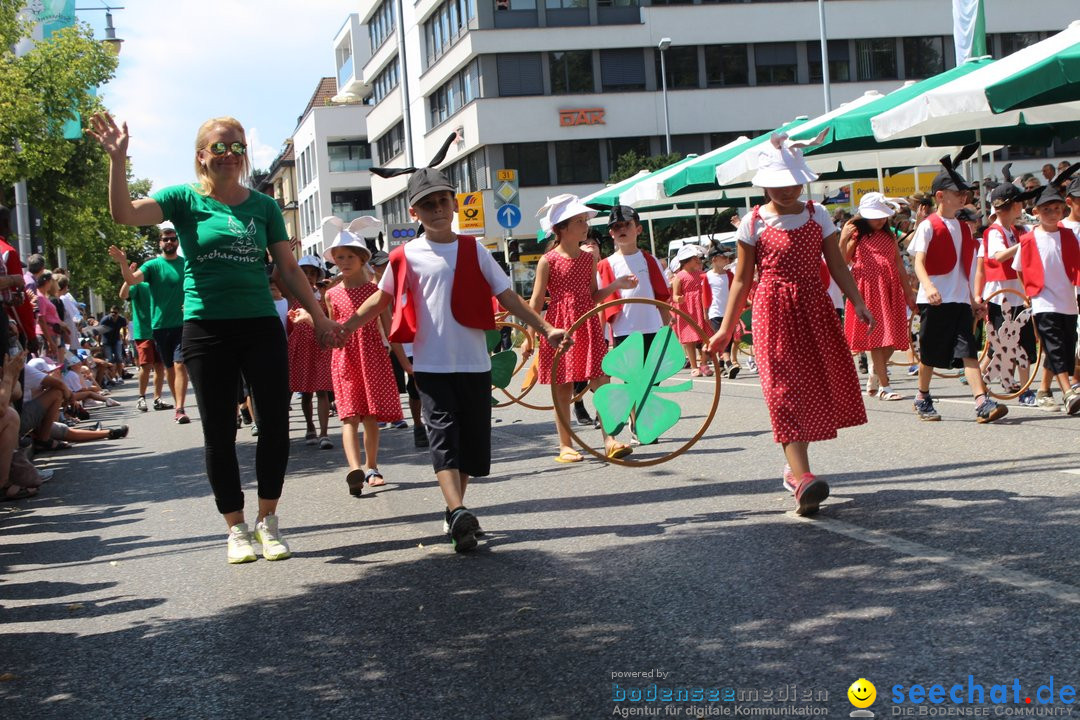 70. Seehasenfest mit Umzug: Friedrichshafen am Bodensee, 15.07.2018