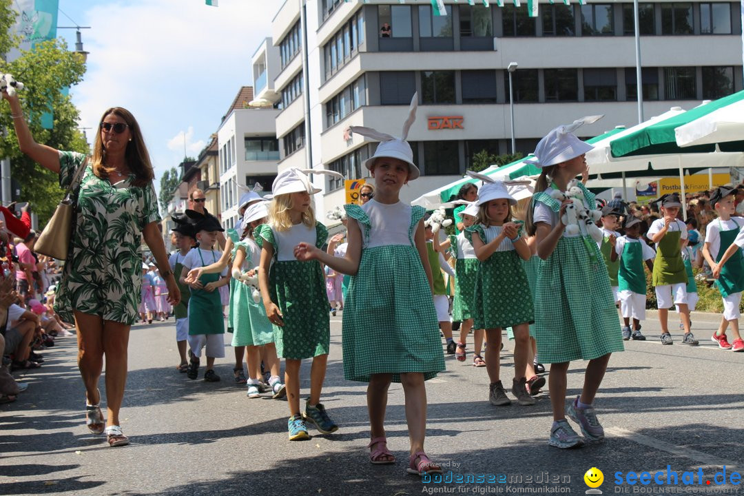 70. Seehasenfest mit Umzug: Friedrichshafen am Bodensee, 15.07.2018