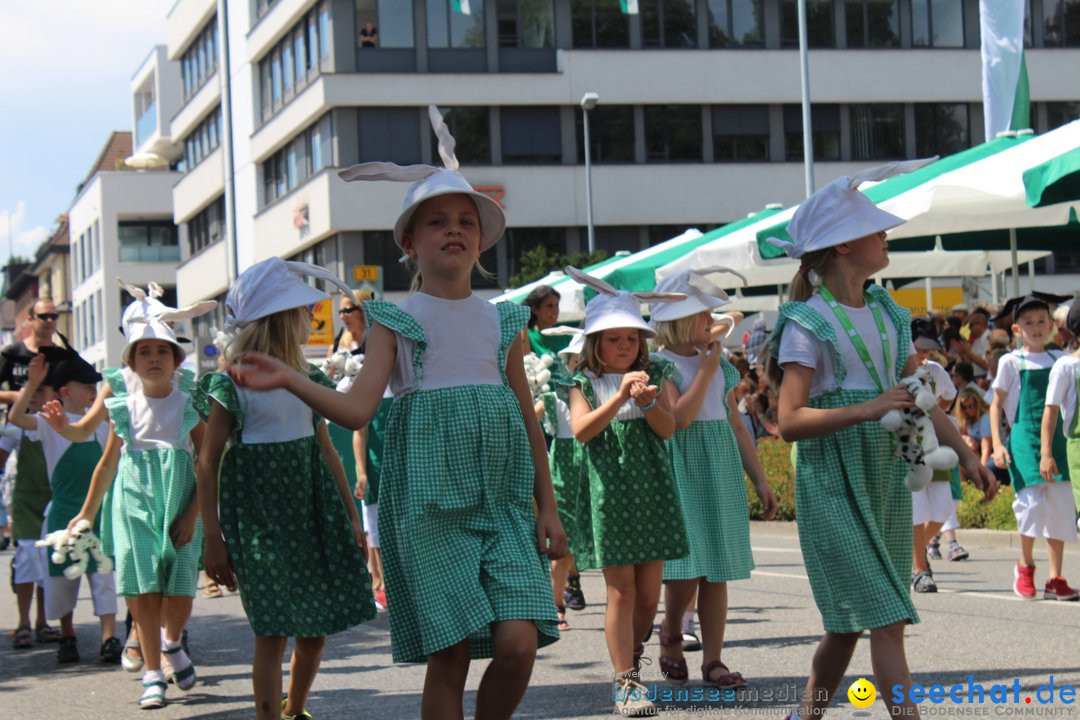 70. Seehasenfest mit Umzug: Friedrichshafen am Bodensee, 15.07.2018