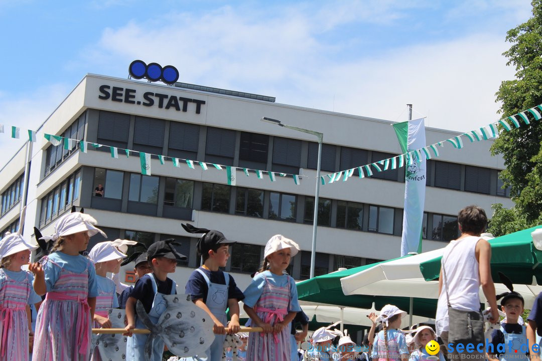 70. Seehasenfest mit Umzug: Friedrichshafen am Bodensee, 15.07.2018