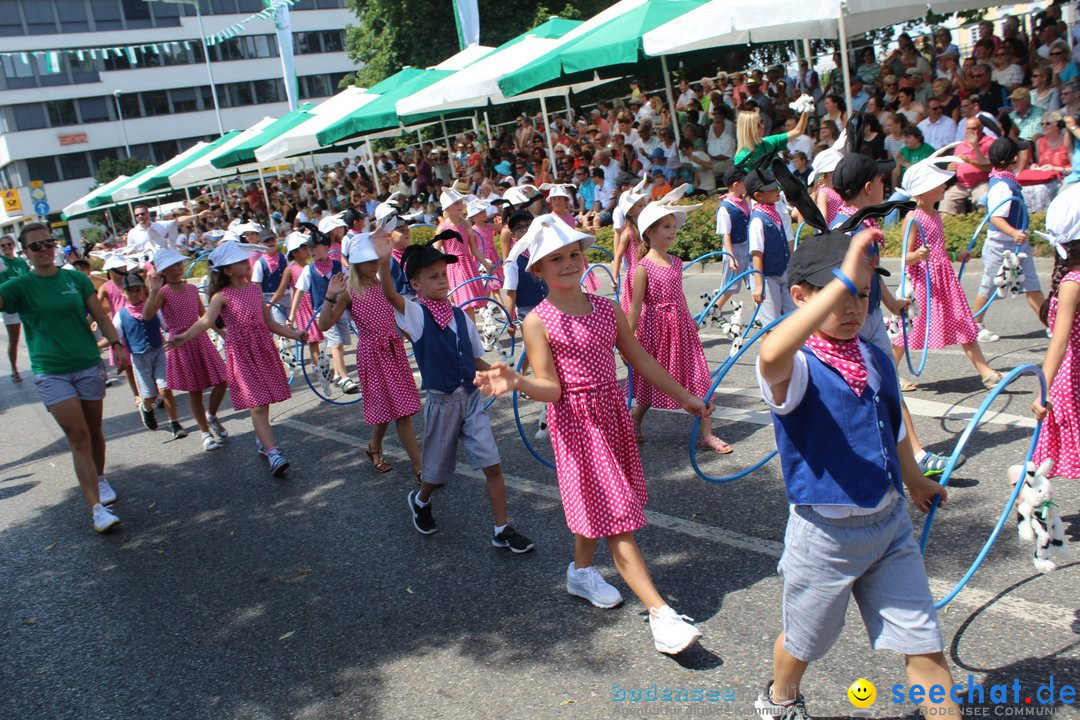 70. Seehasenfest mit Umzug: Friedrichshafen am Bodensee, 15.07.2018