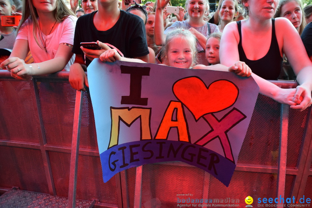 Max Giesinger: Bodensee-Schlossgarten Open Air: Tettnang, 29.07.2018