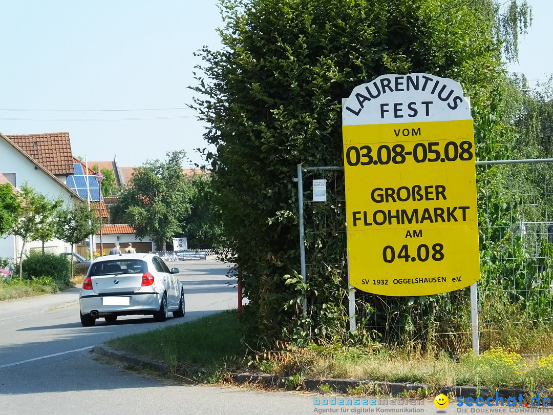 LAURENTIUSFEST mit Flohmarkt: Oggelshausen, 04.08.2018