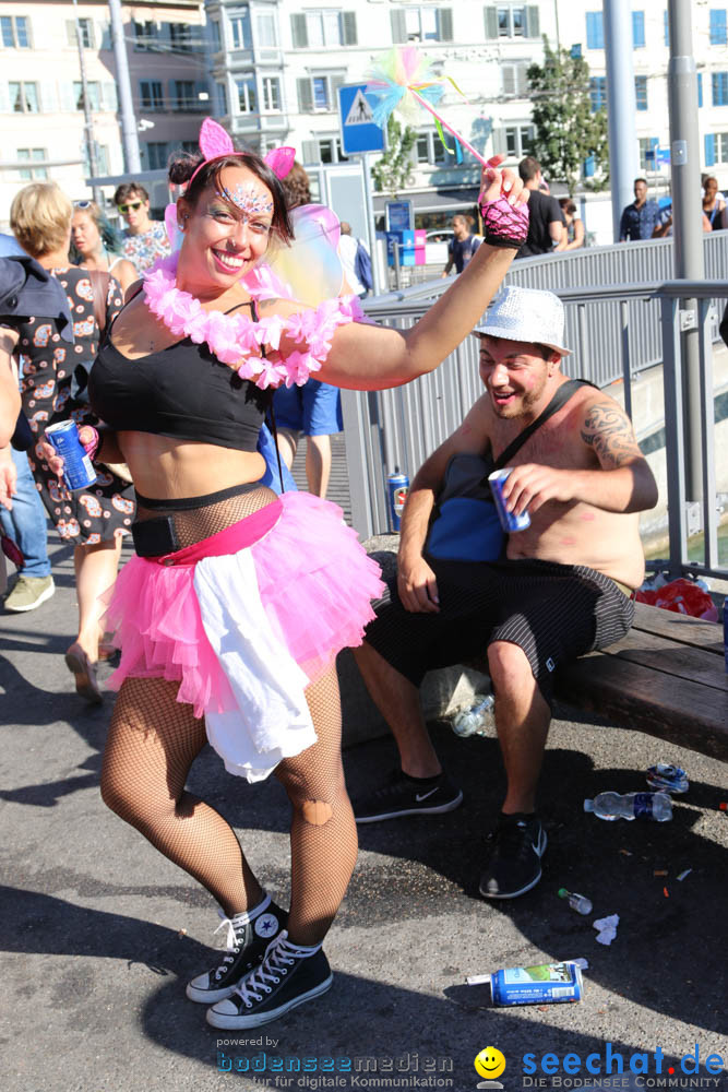 Streetparade 2018 - Culture of tolerance: Zuerich, 11.08.2018