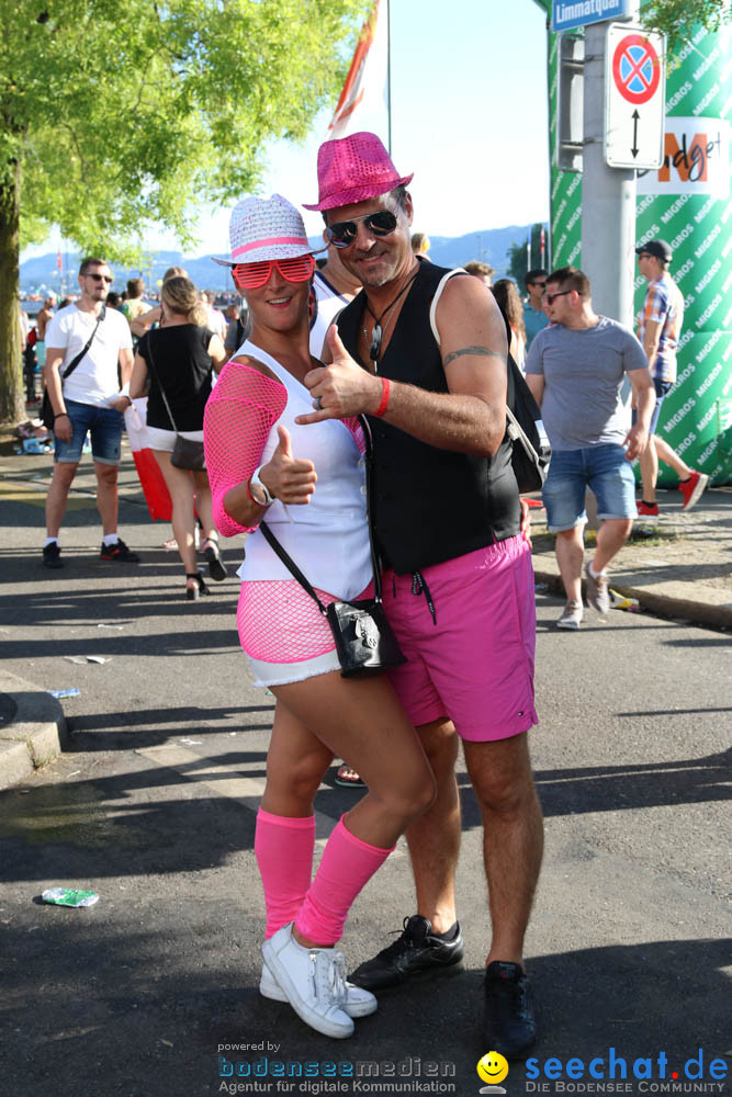 Streetparade 2018 - Culture of tolerance: Zuerich, 11.08.2018