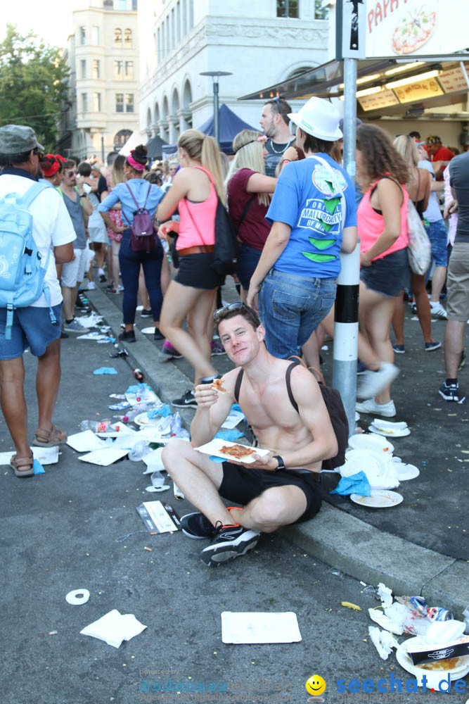 Streetparade 2018 - Culture of tolerance: Zuerich, 11.08.2018