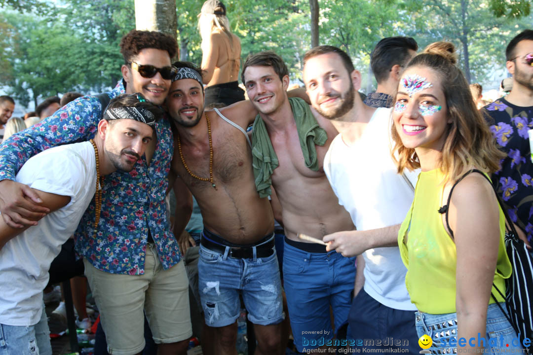 Streetparade 2018 - Culture of tolerance: Zuerich, 11.08.2018