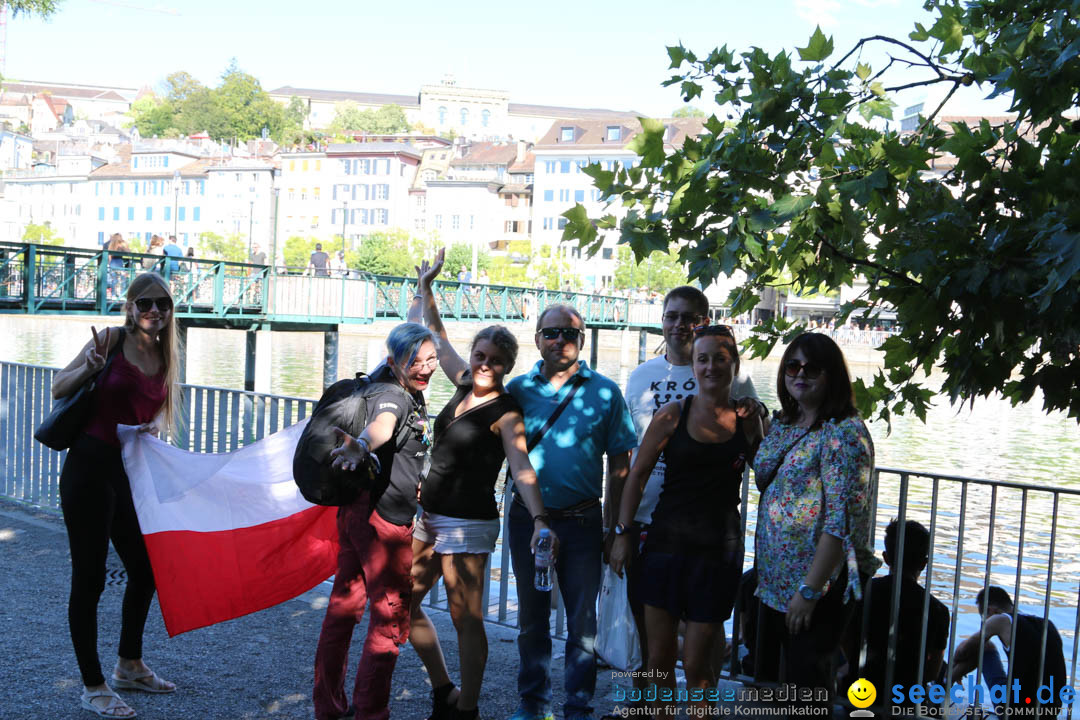 Streetparade 2018 - Culture of tolerance: Zuerich, 11.08.2018