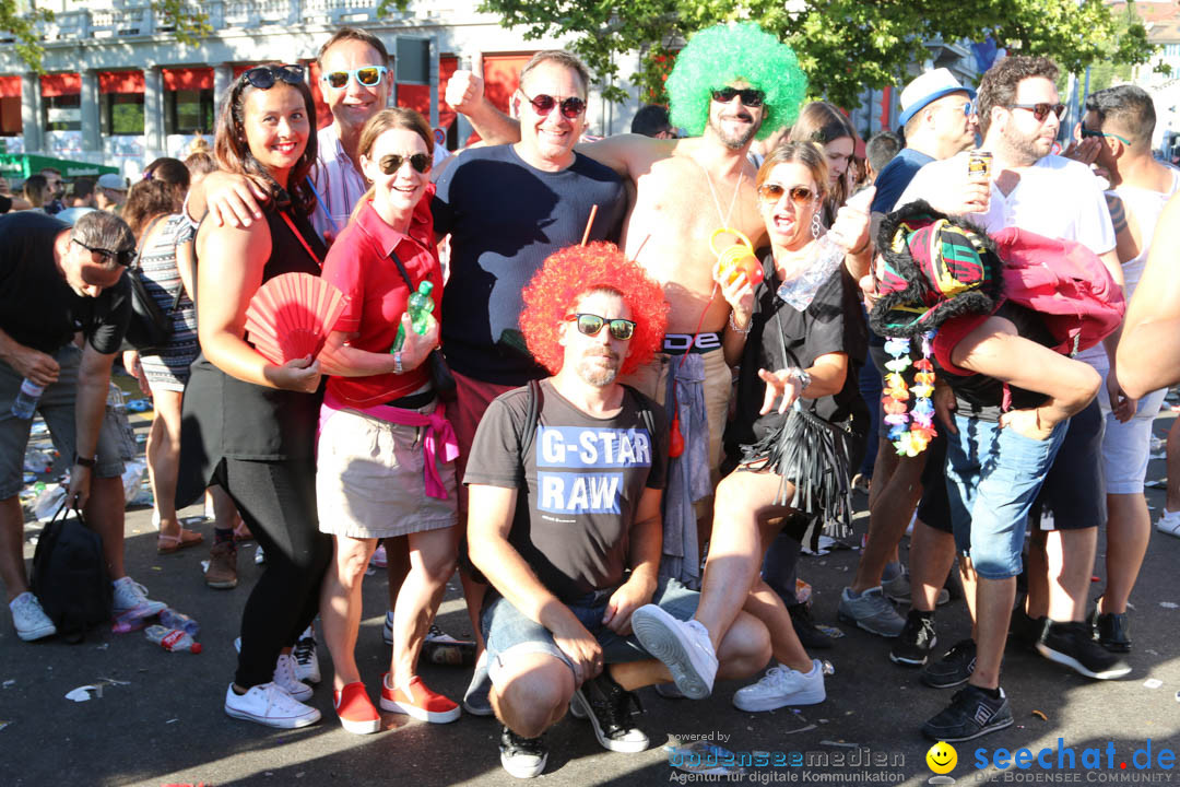 Streetparade 2018 - Culture of tolerance: Zuerich, 11.08.2018