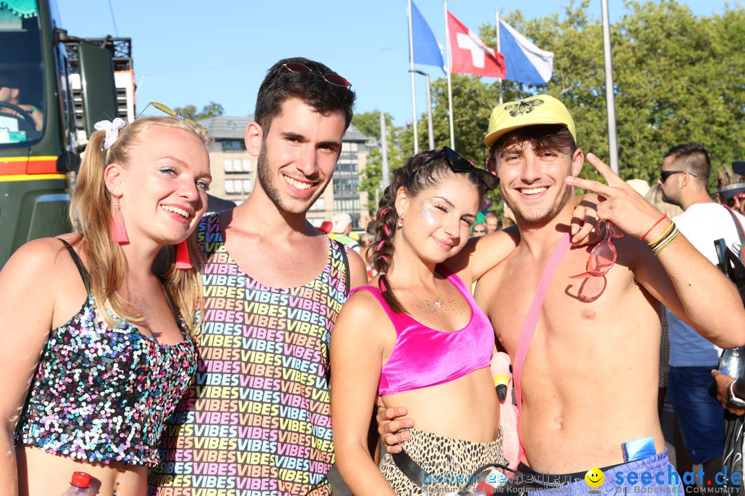 Streetparade 2018 - Culture of tolerance: Zuerich, 11.08.2018