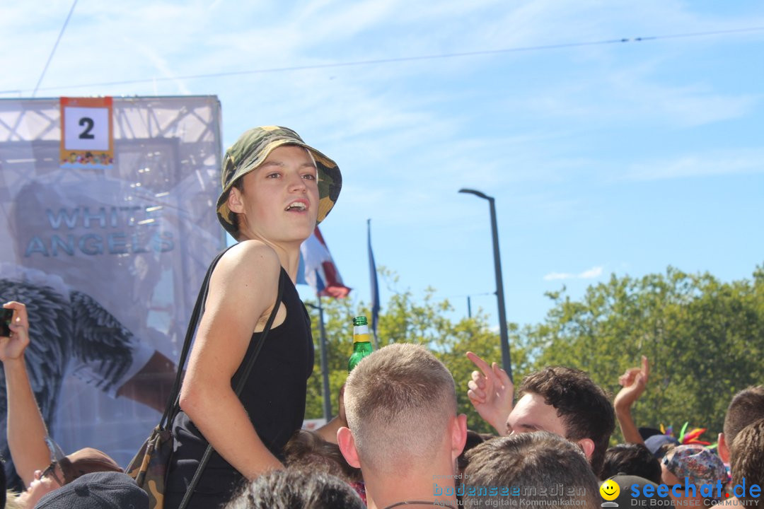 Streetparade 2018 - Culture of tolerance: Zuerich, 11.08.2018