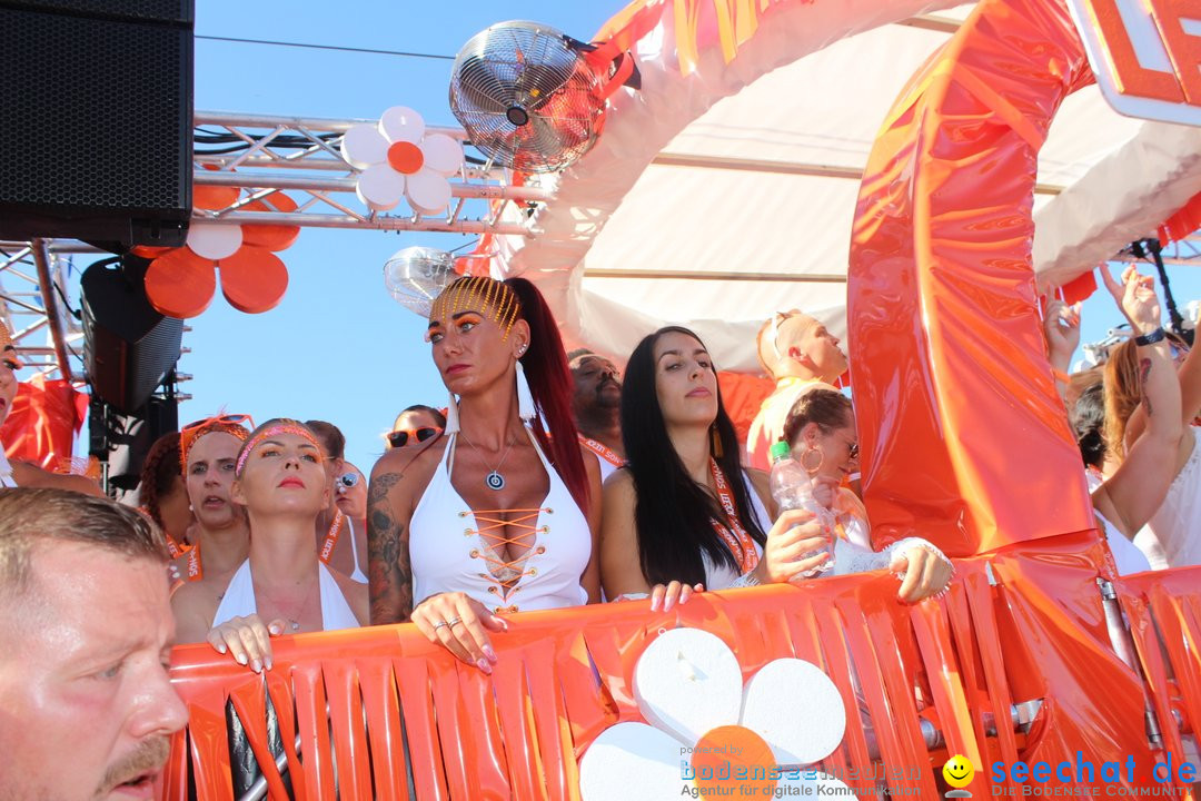 Streetparade 2018 - Culture of tolerance: Zuerich, 11.08.2018